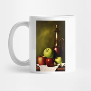 Still Life With Apples And Wine Mug